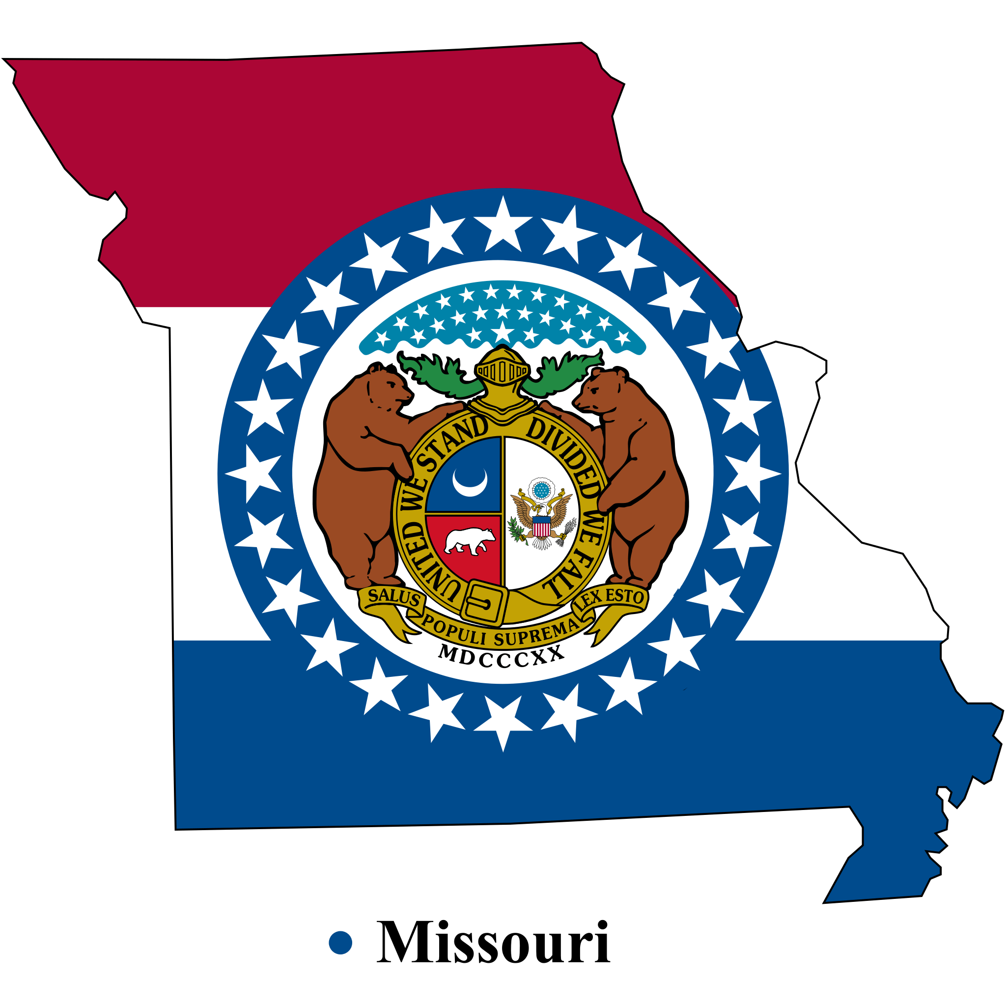 payday loans missouri-map